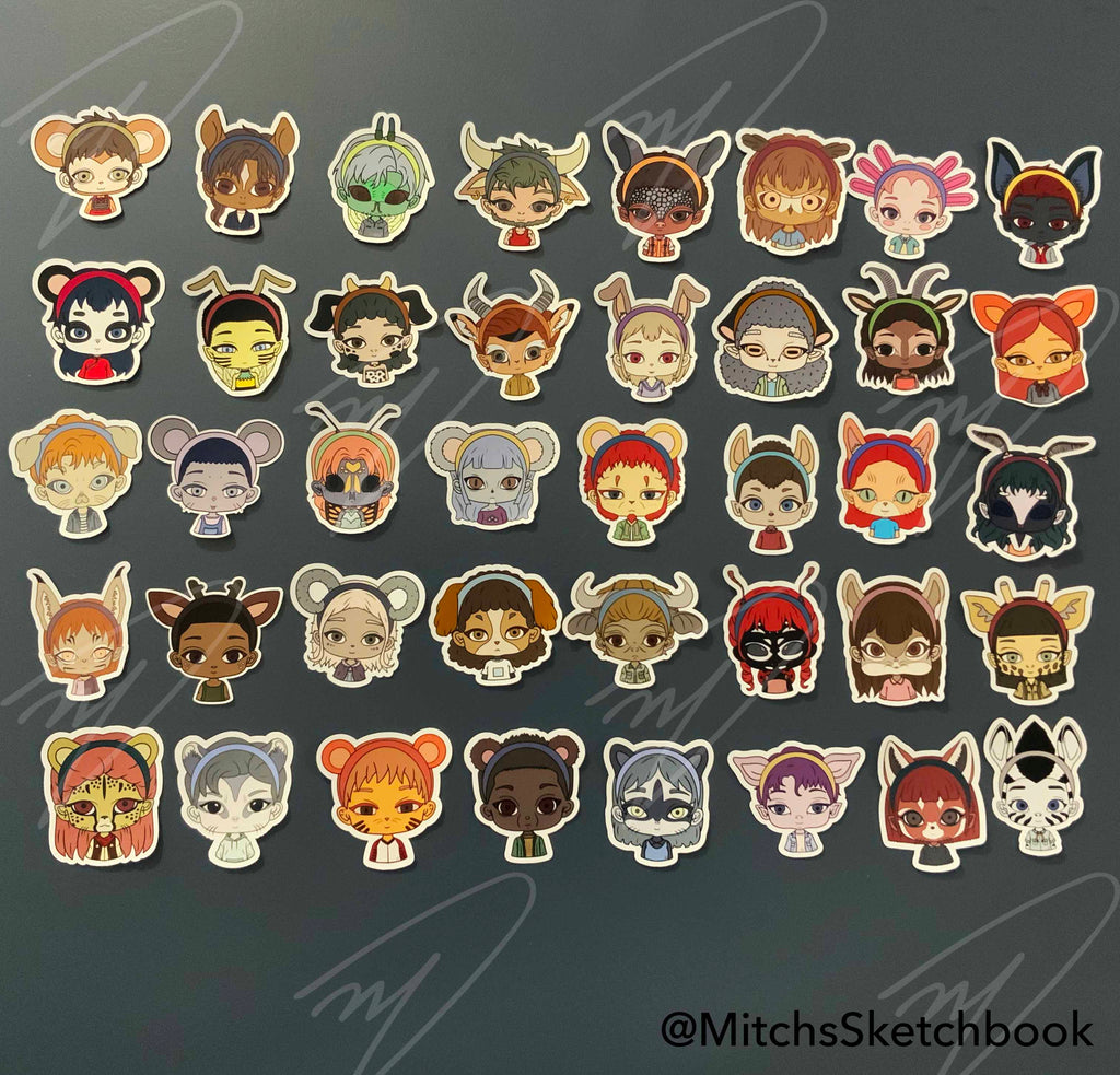 Animal Village Mystery Blind Bag Stickers