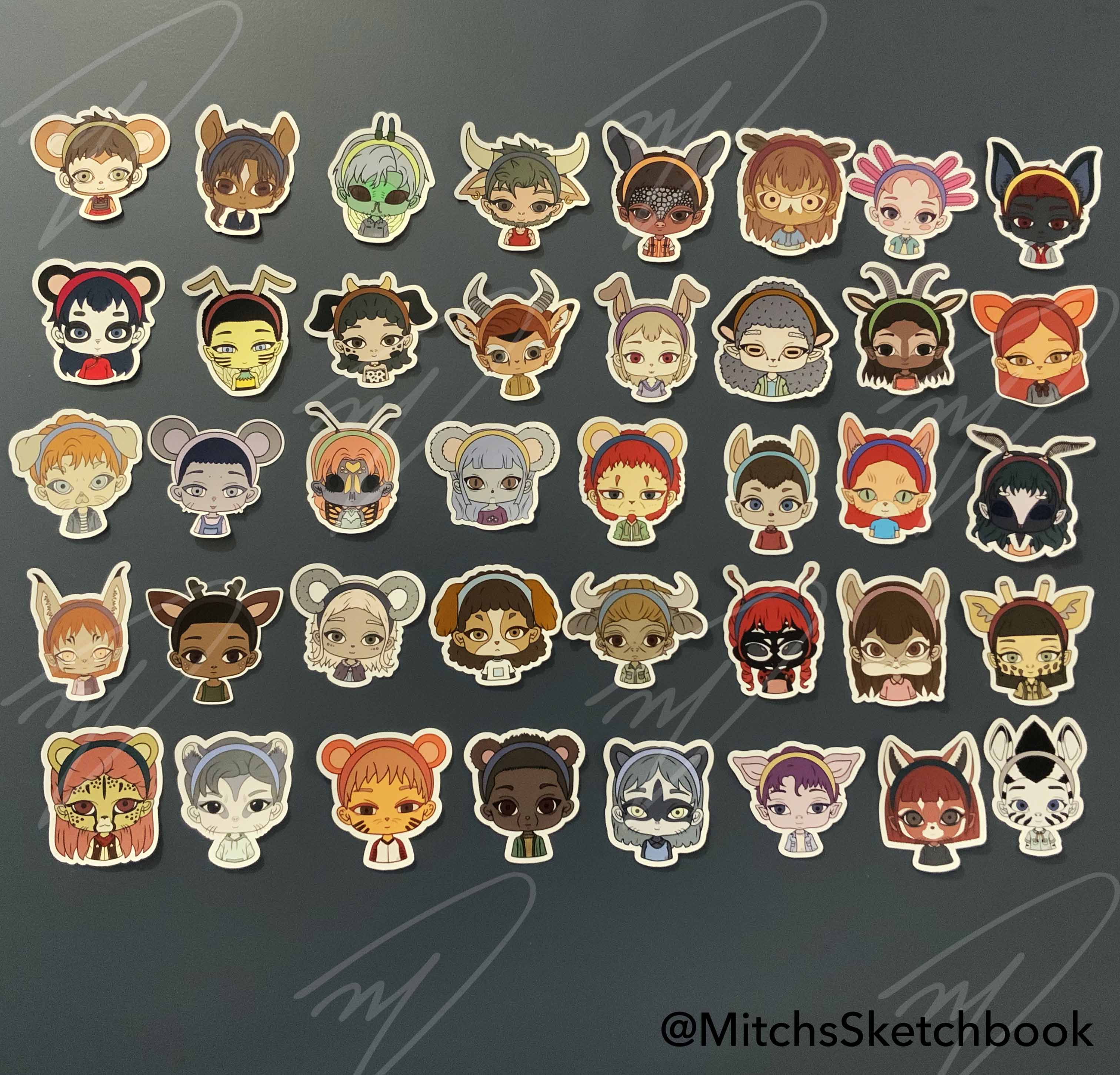 Animal Village Mystery Blind Bag Stickers