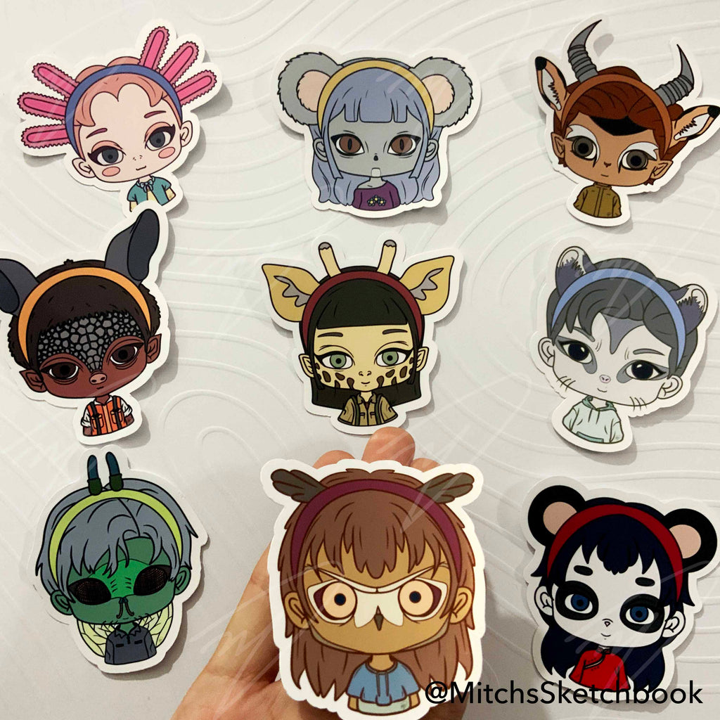 Animal Village Mystery Blind Bag Stickers