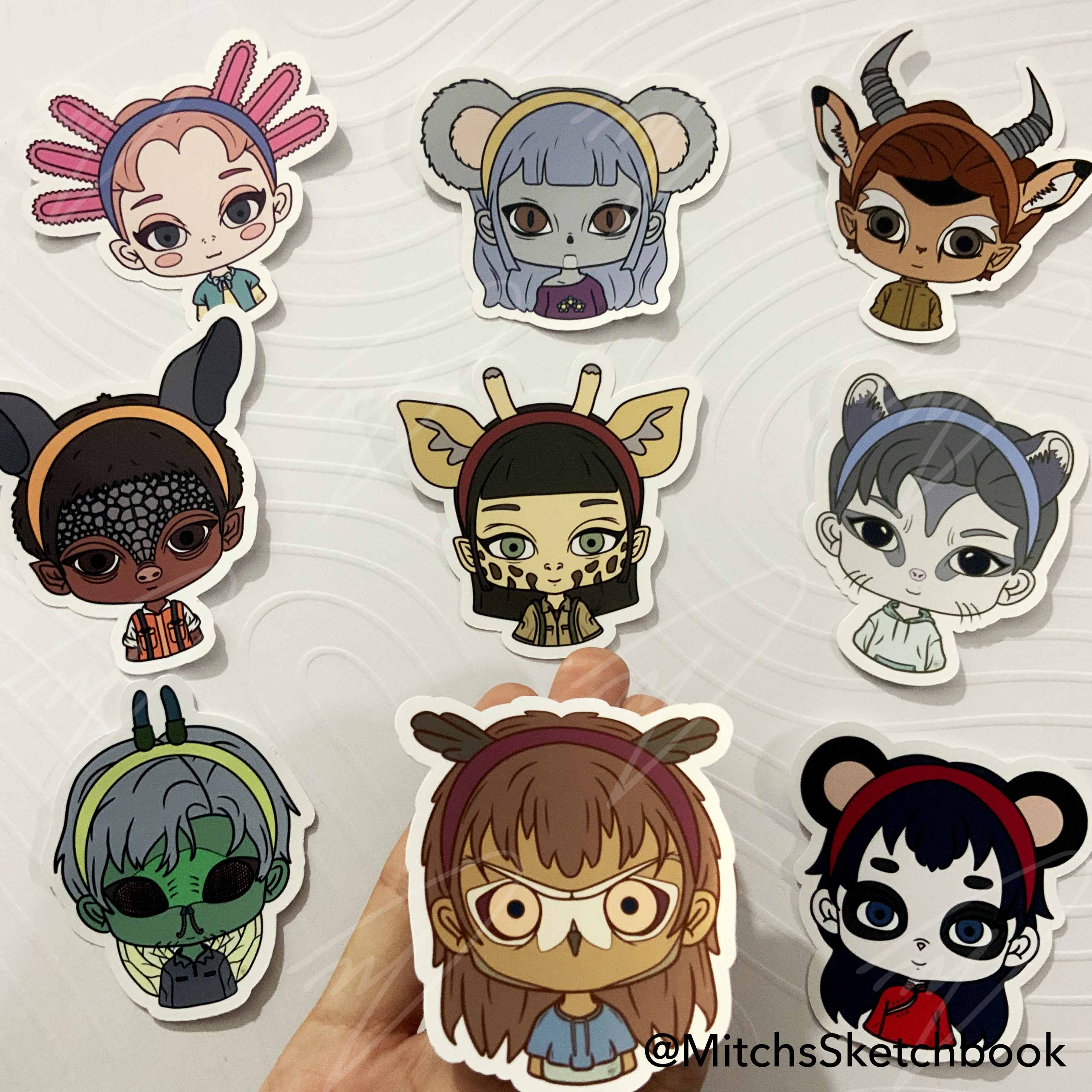 Animal Village Mystery Blind Bag Stickers