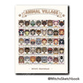 Animal Village Art Print