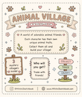 Animal Village Mystery Blind Bag Stickers