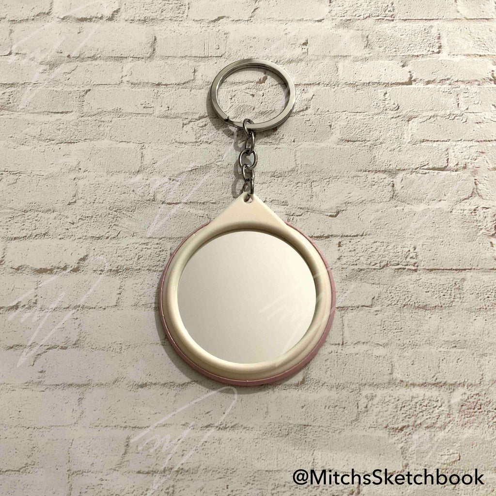 Belle Mirror Keychain