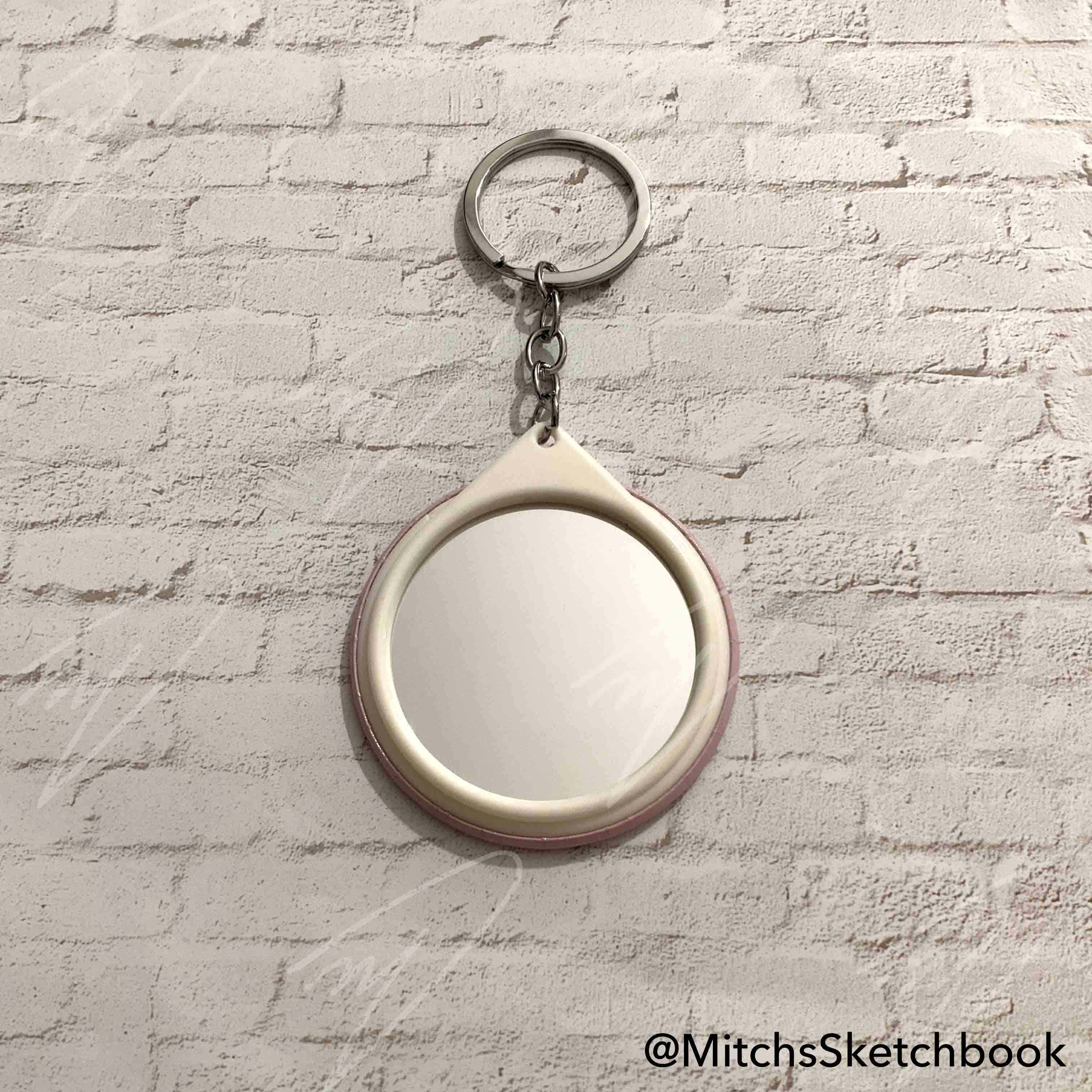 Belle Mirror Keychain