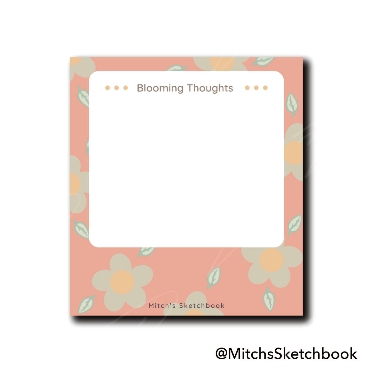 Blooming Thoughts - Mini Notepad