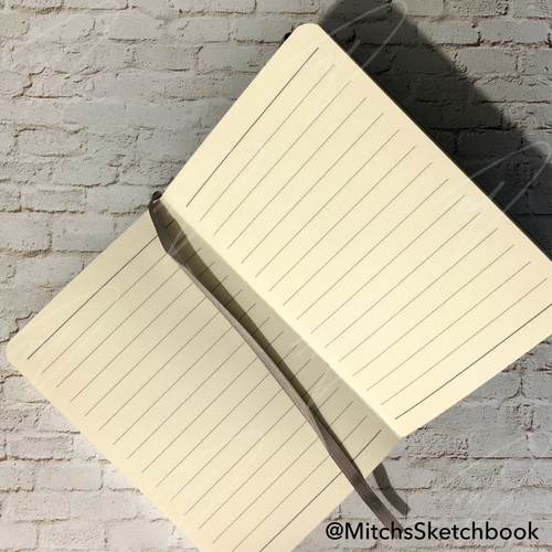 Blue Birdy Leatherette Paper Notebook