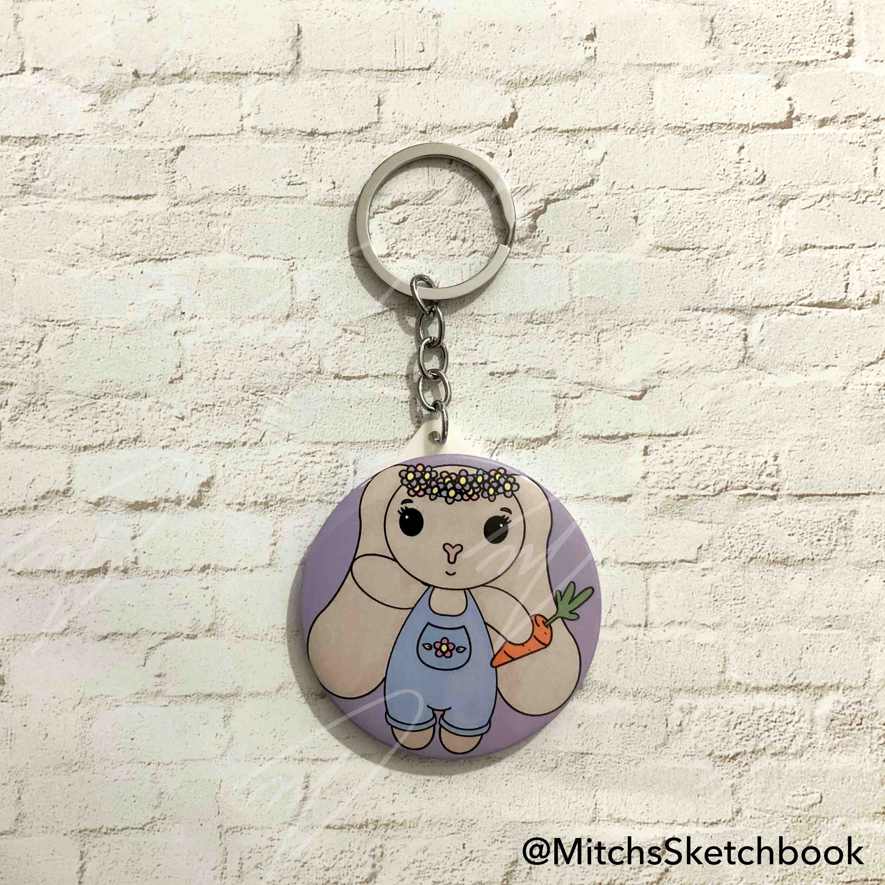 Bonnie Mirror Keychain