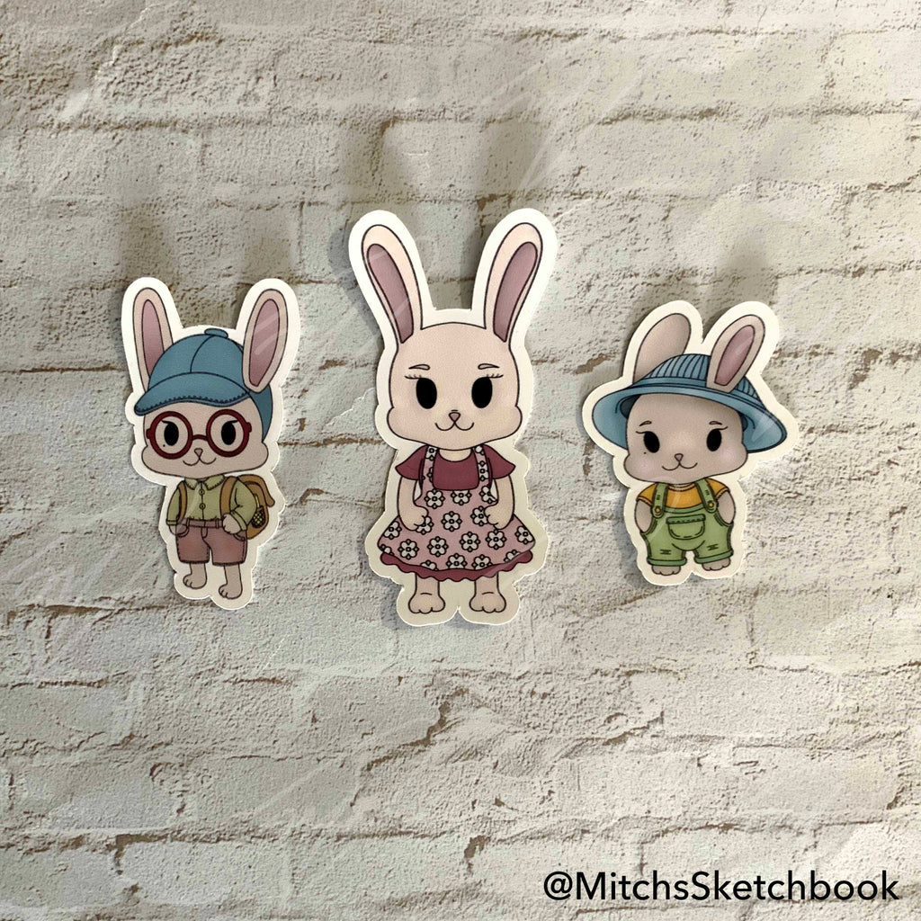 Bunny Family (Set of 3)