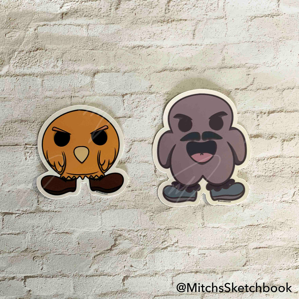 Burt & Toast – Funny Breakfast Sticker Set