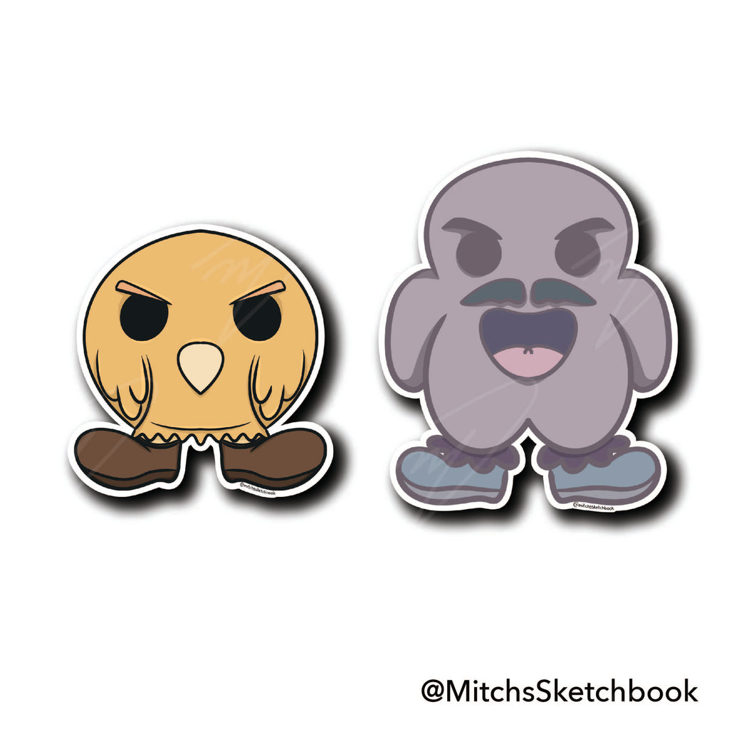 Burt & Toast – Funny Breakfast Sticker Set