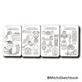 Underwater Sea Creatures - Color-Your-Own Stickers Set (Sticker Sheets)