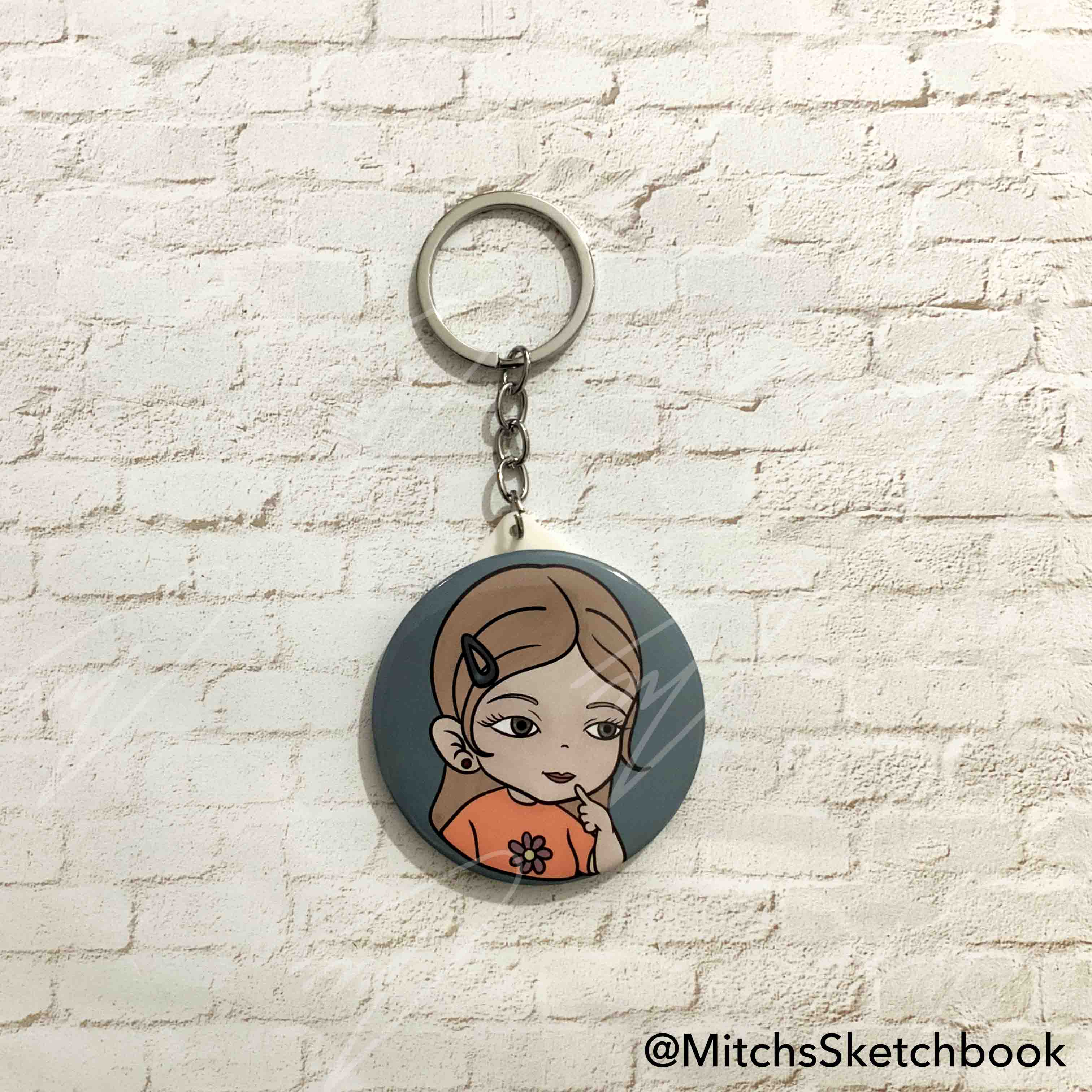 Chloé Mirror Keychain