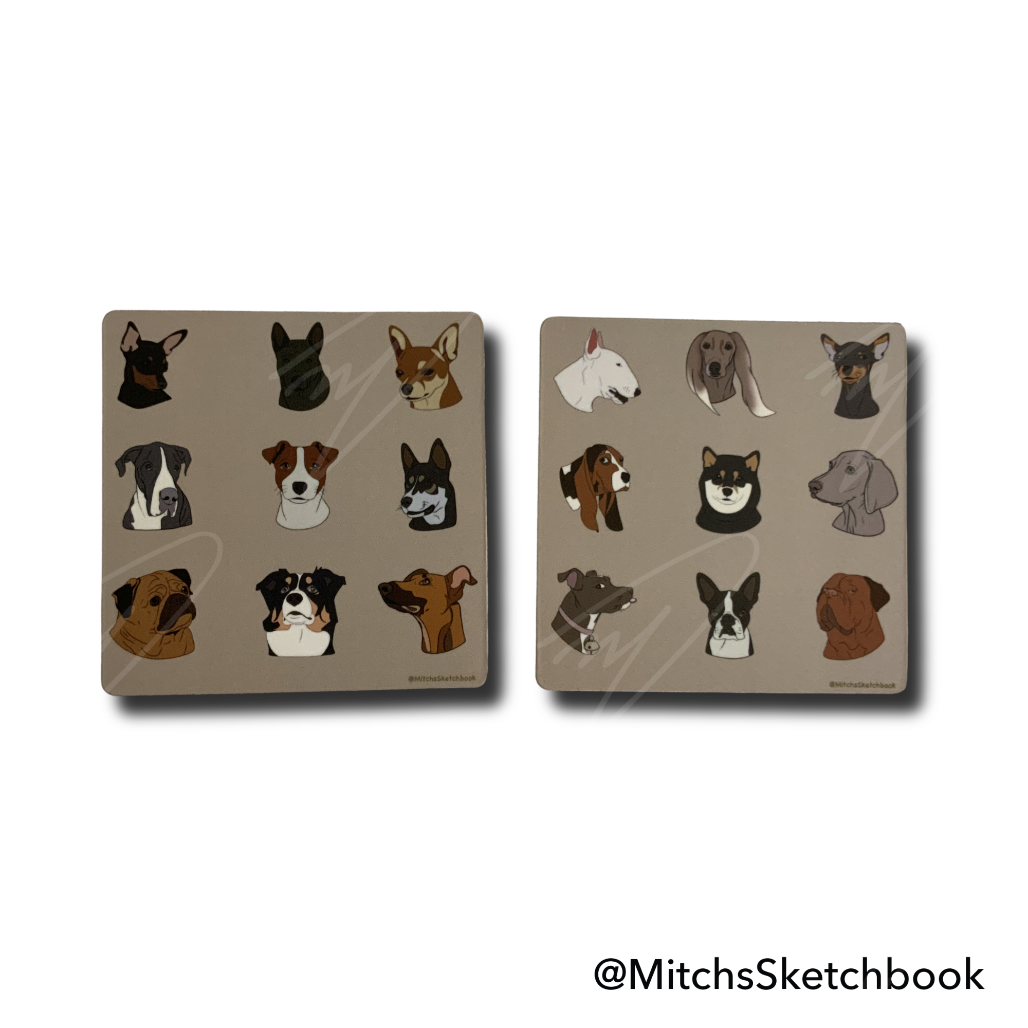 Cute Dog Magnet Set (2 Pack)