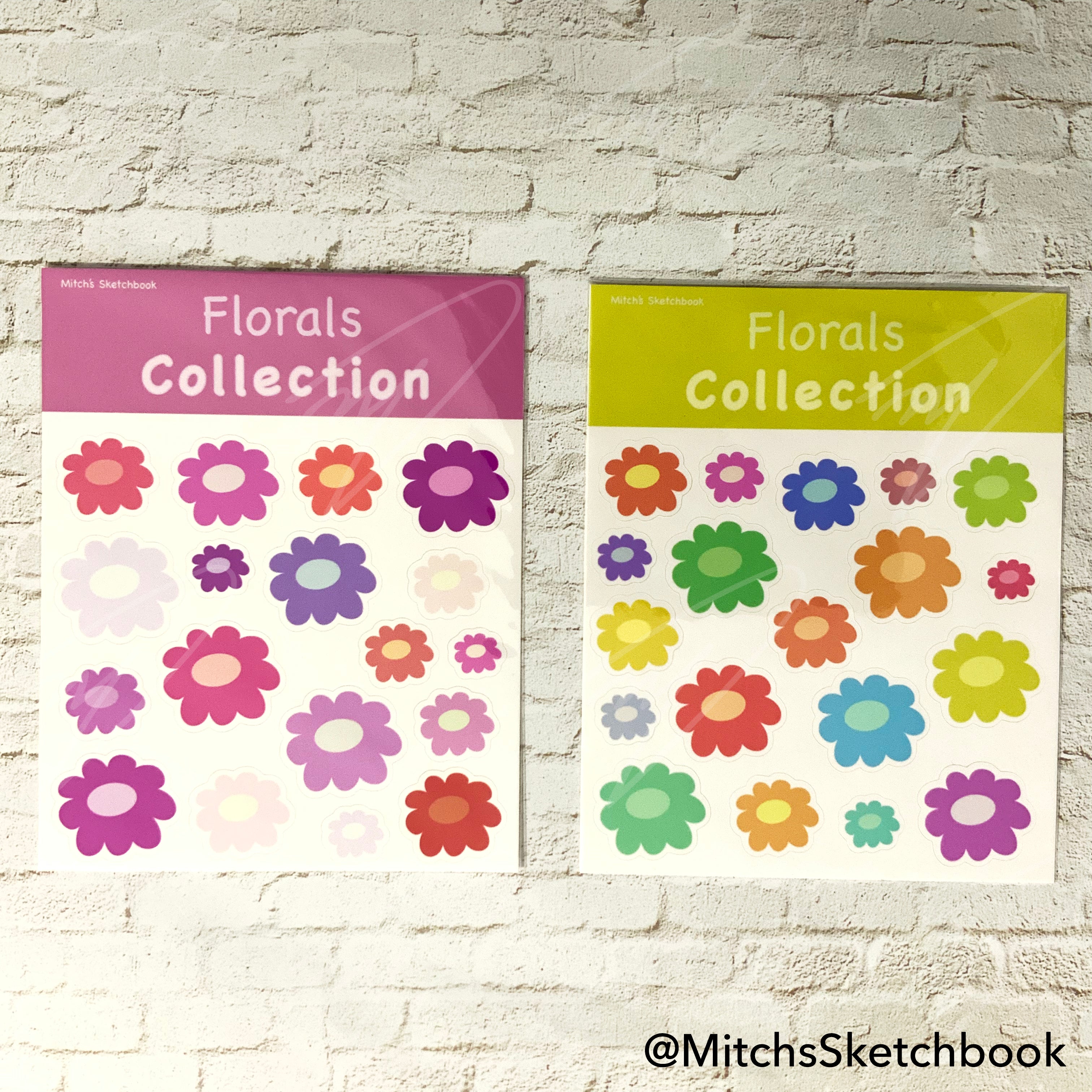 Floral Sticker Sheets