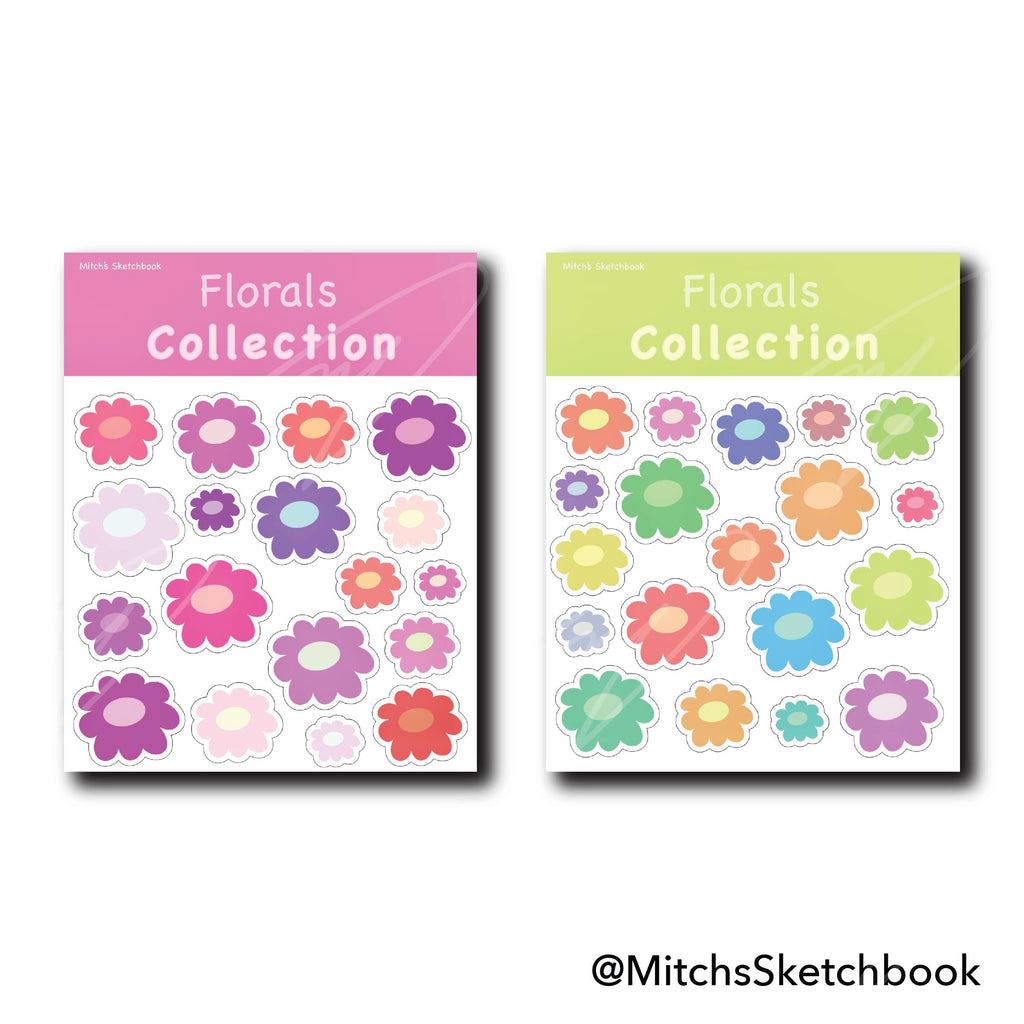Floral Sticker Sheets