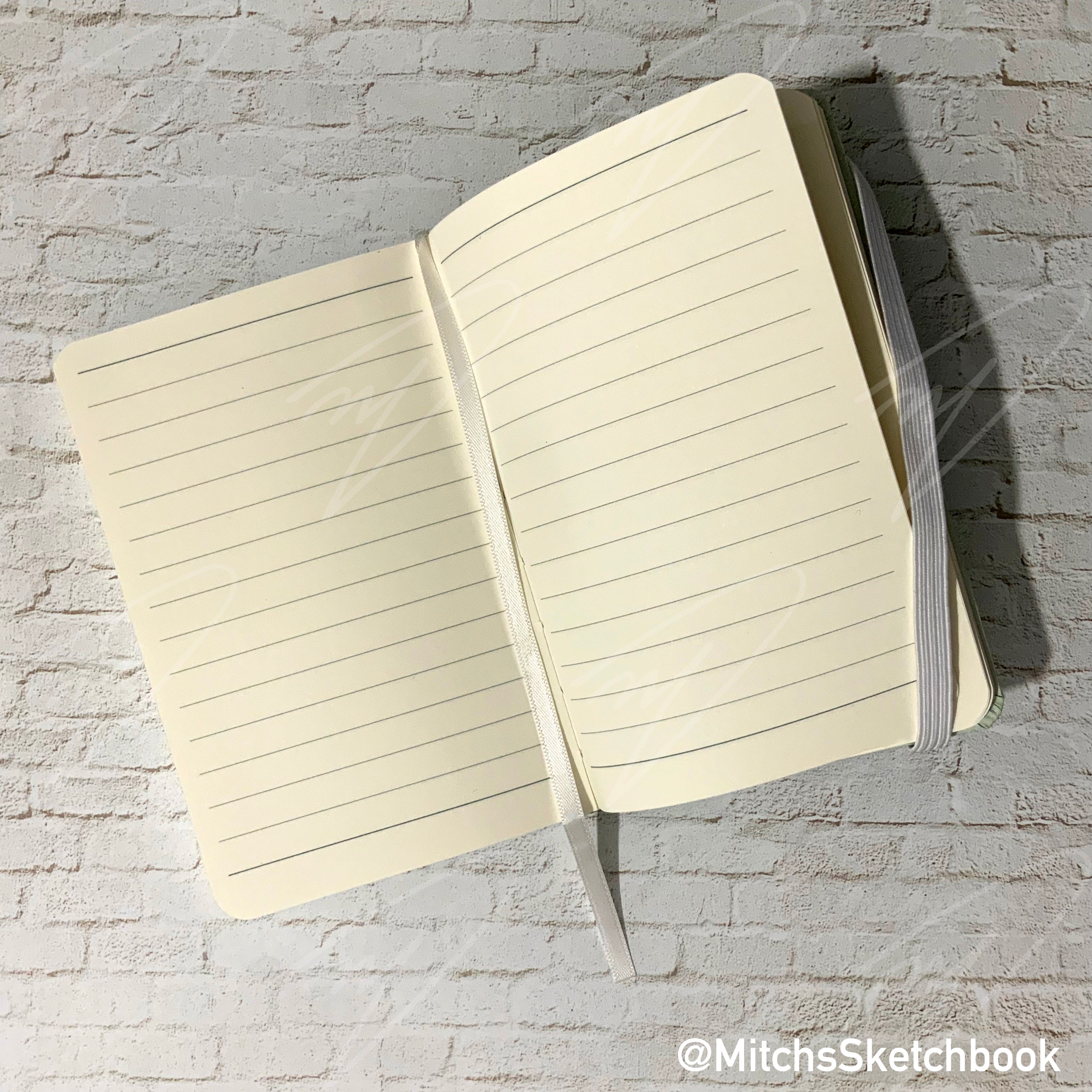 Green Heart Leatherette Paper Notebook