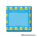 Happy Thoughts Notepad + Sticker