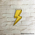 Yellow Lightning Sticker