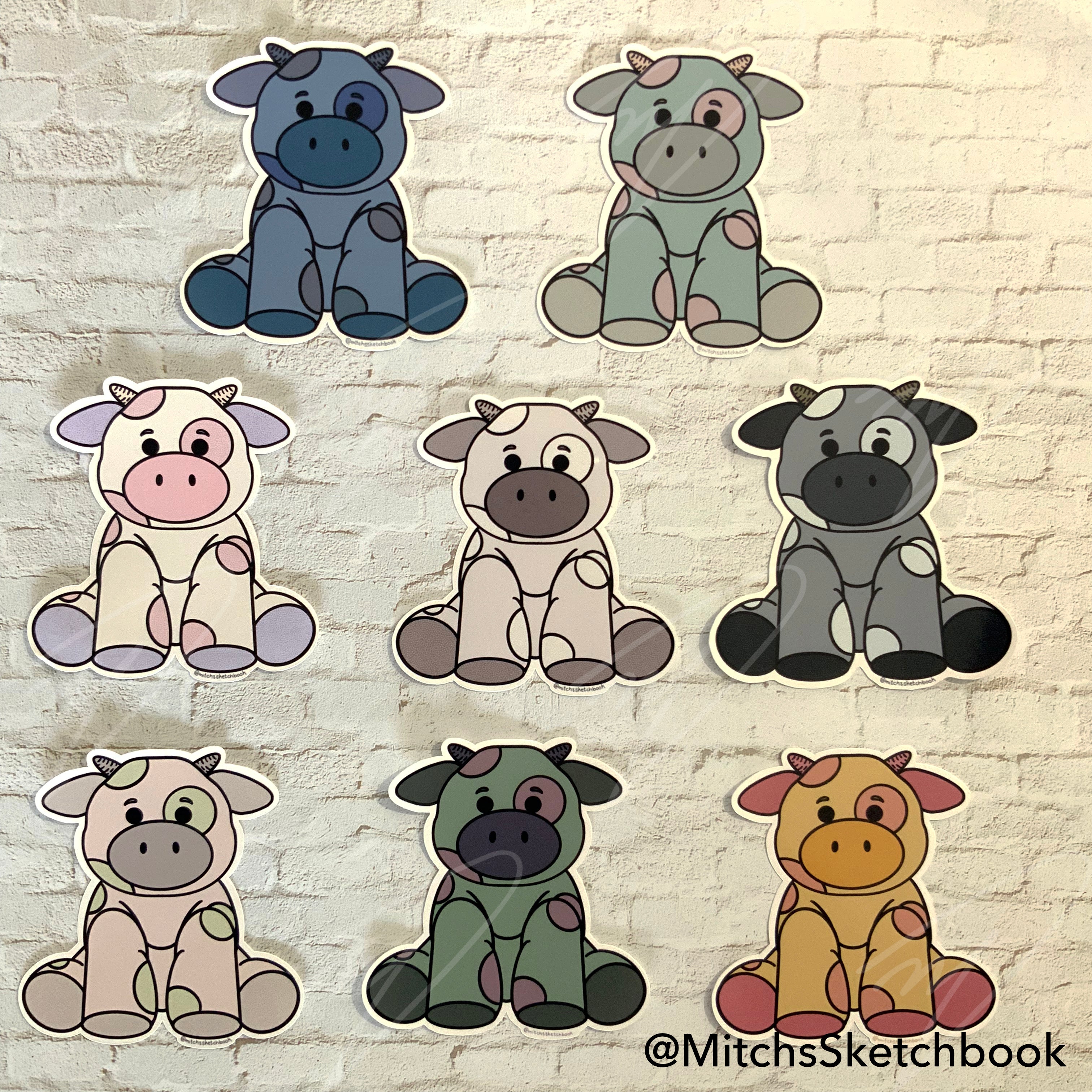 Moo Cows Sticker Collection