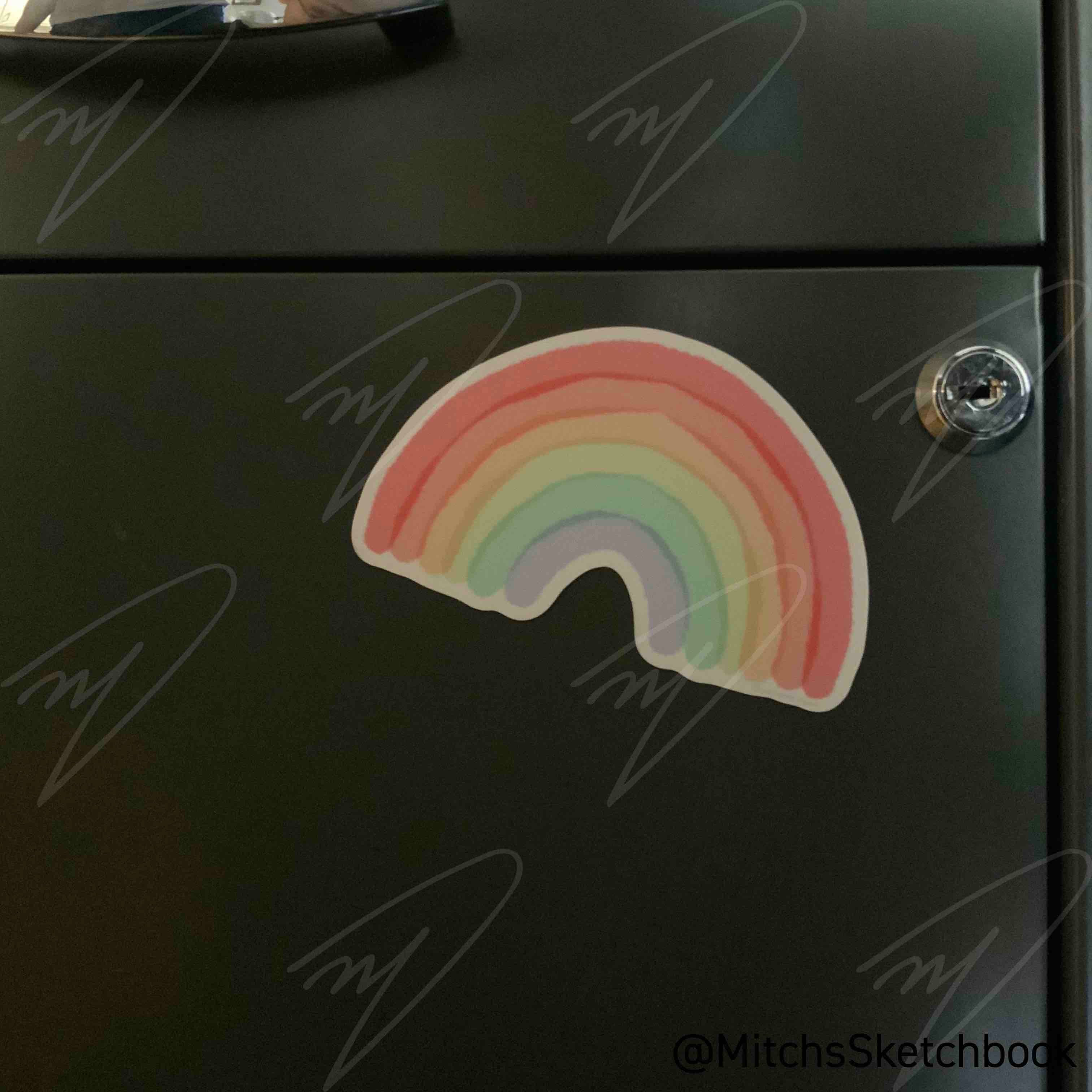 Pastel Rainbow Magnet