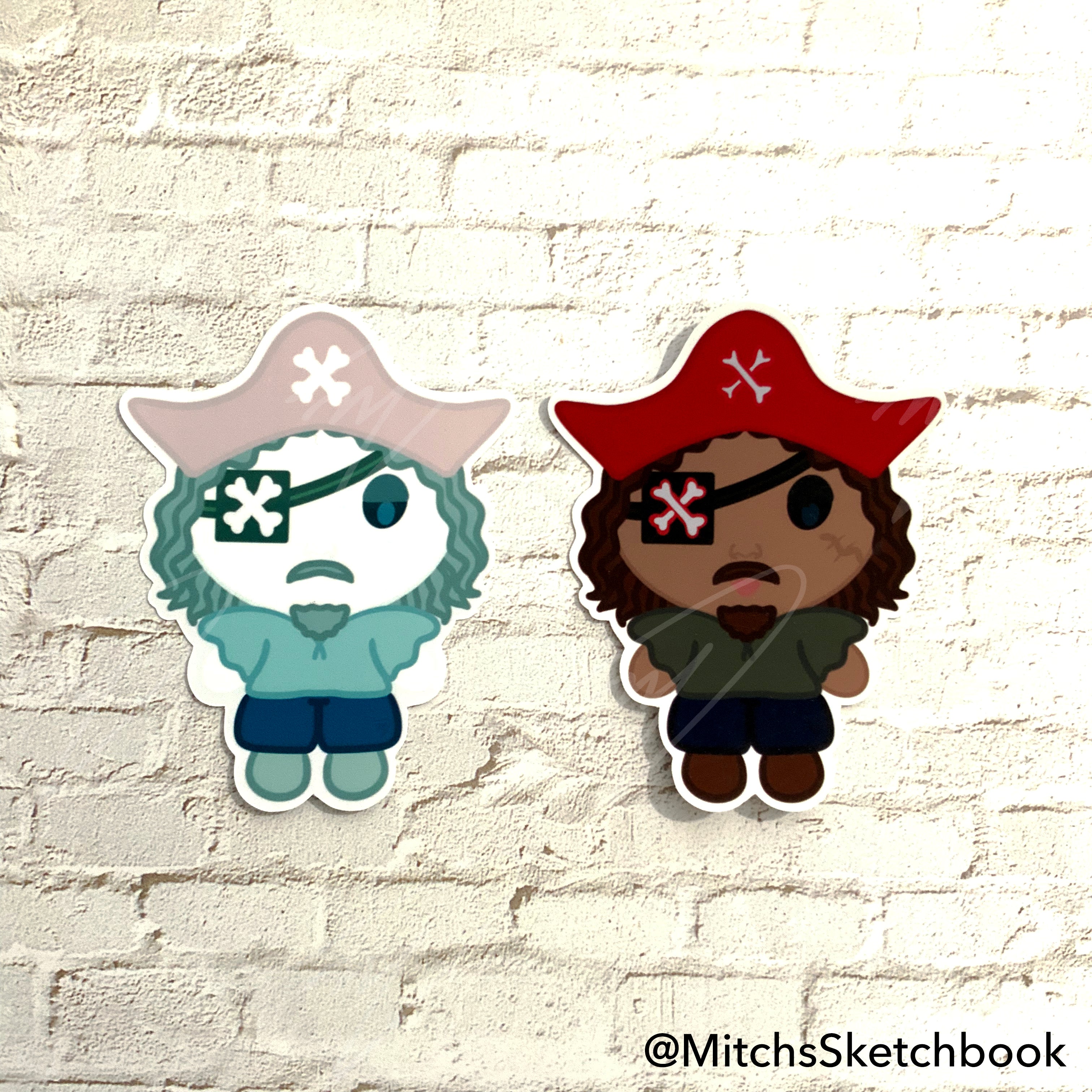Pirate Duo Sticker Set