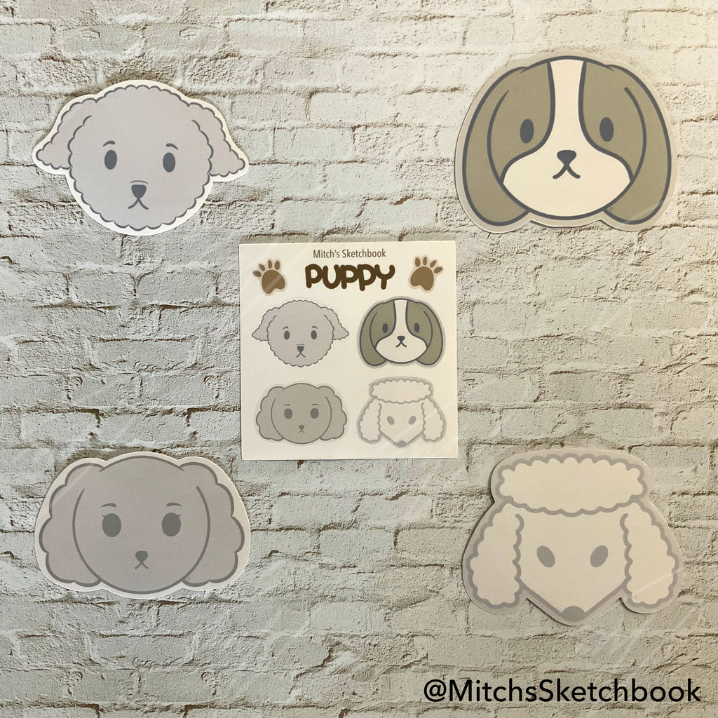 Puppy Pack - Mini Sticker Sheet + Surprise Bonus Pup