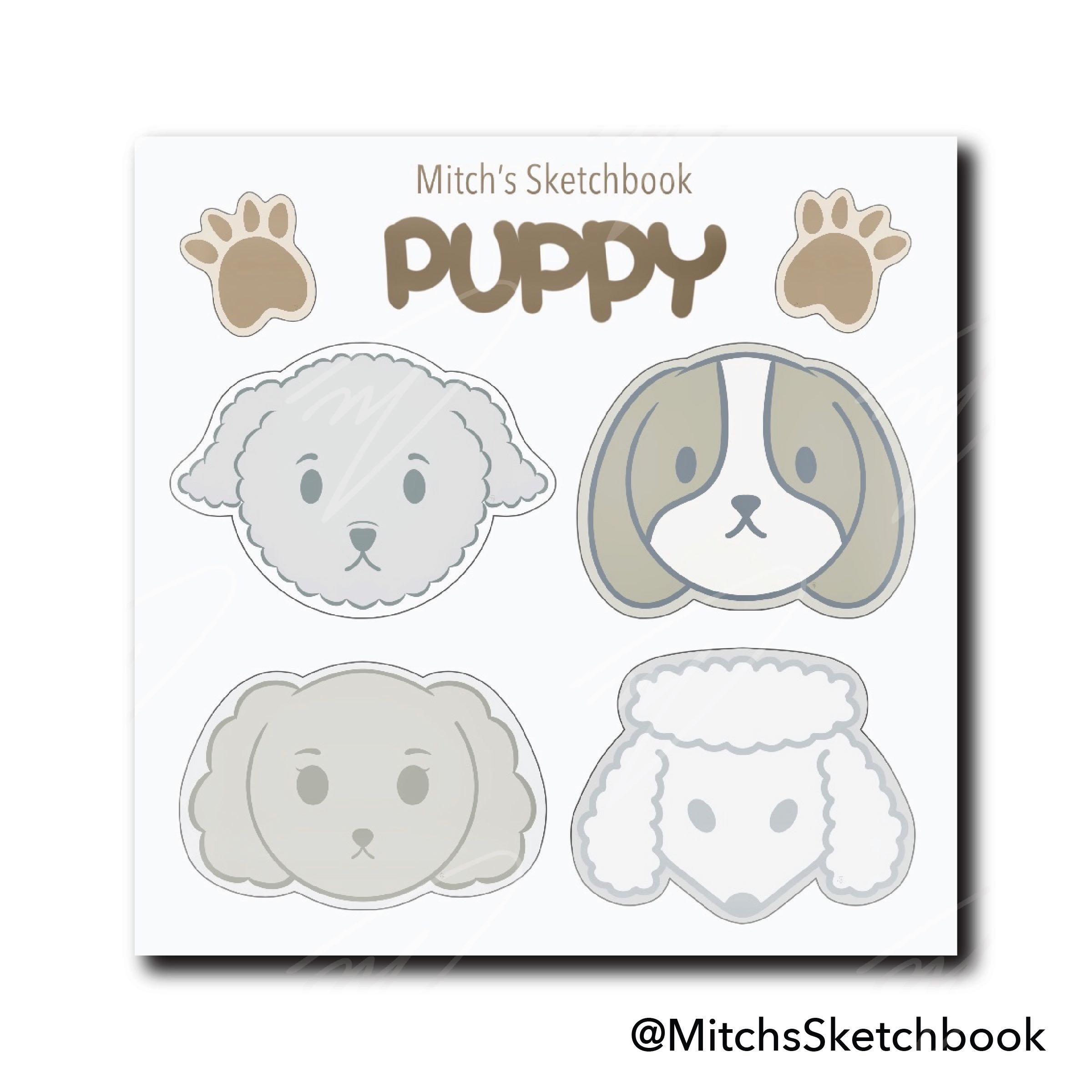 Puppy Pack - Mini Sticker Sheet + Surprise Bonus Pup