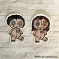 Rag Doll Duo Sticker Set (2 Pack)