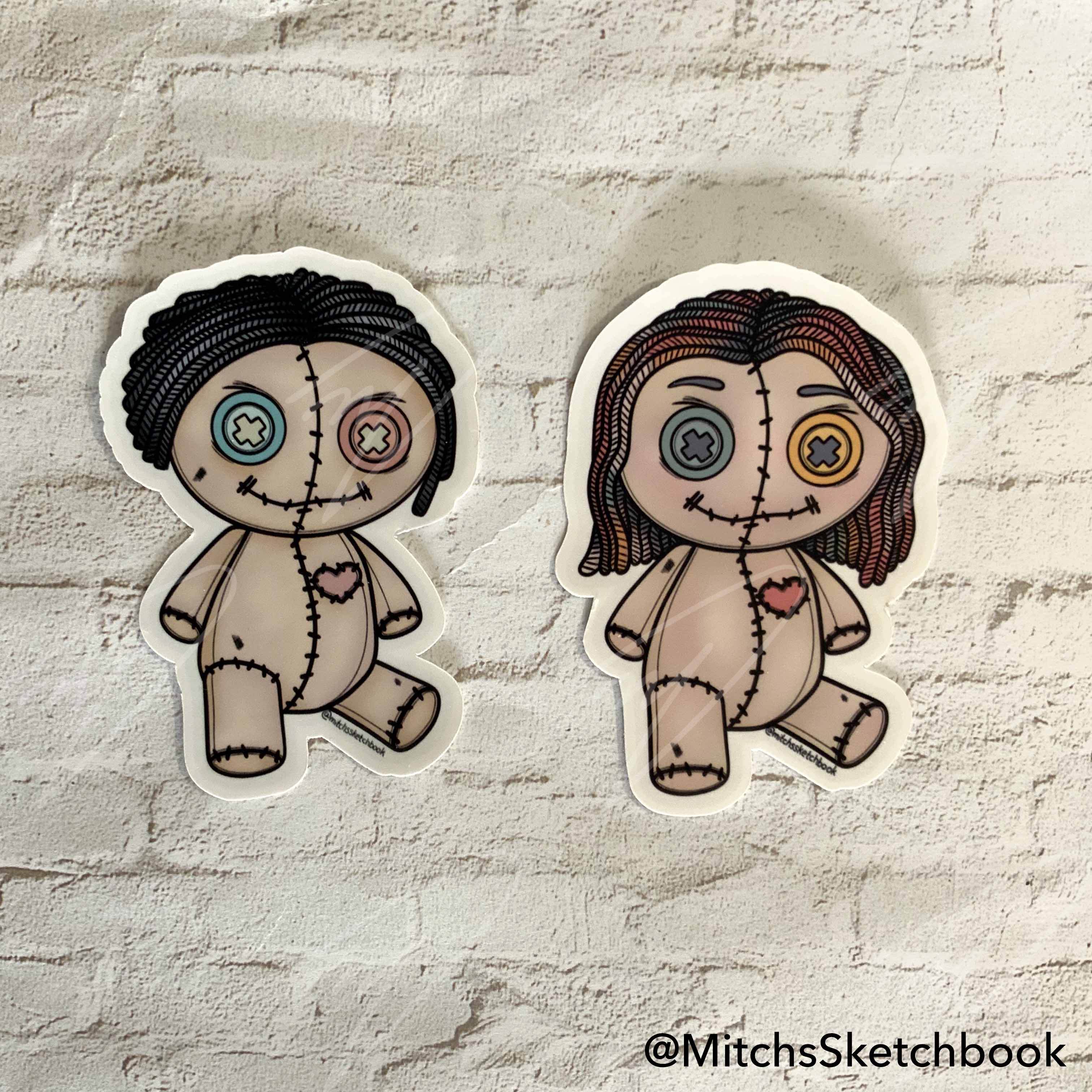 Rag Doll Duo Sticker Set (2 Pack)