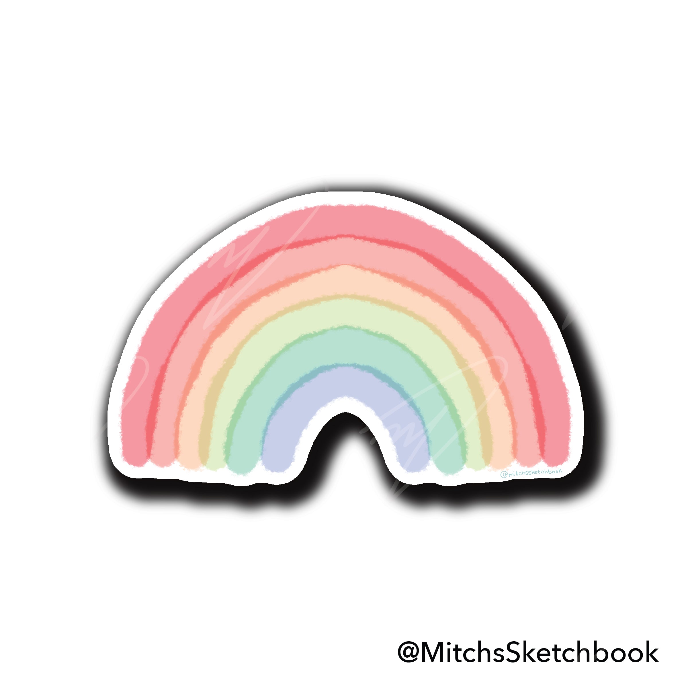 Pastel Rainbow Magnet