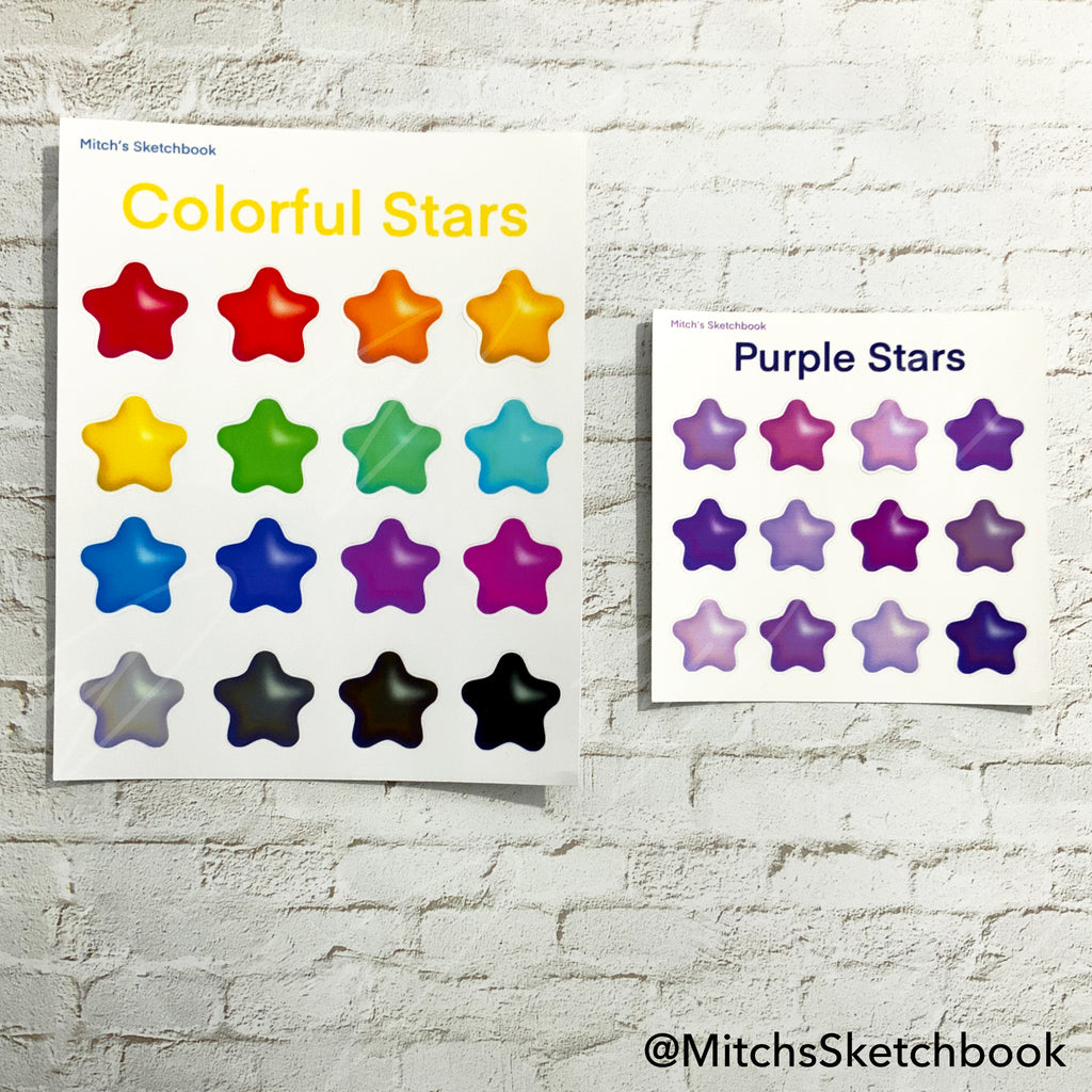Star Sticker Sheets