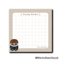 Study Notes - Notepad + Sticker