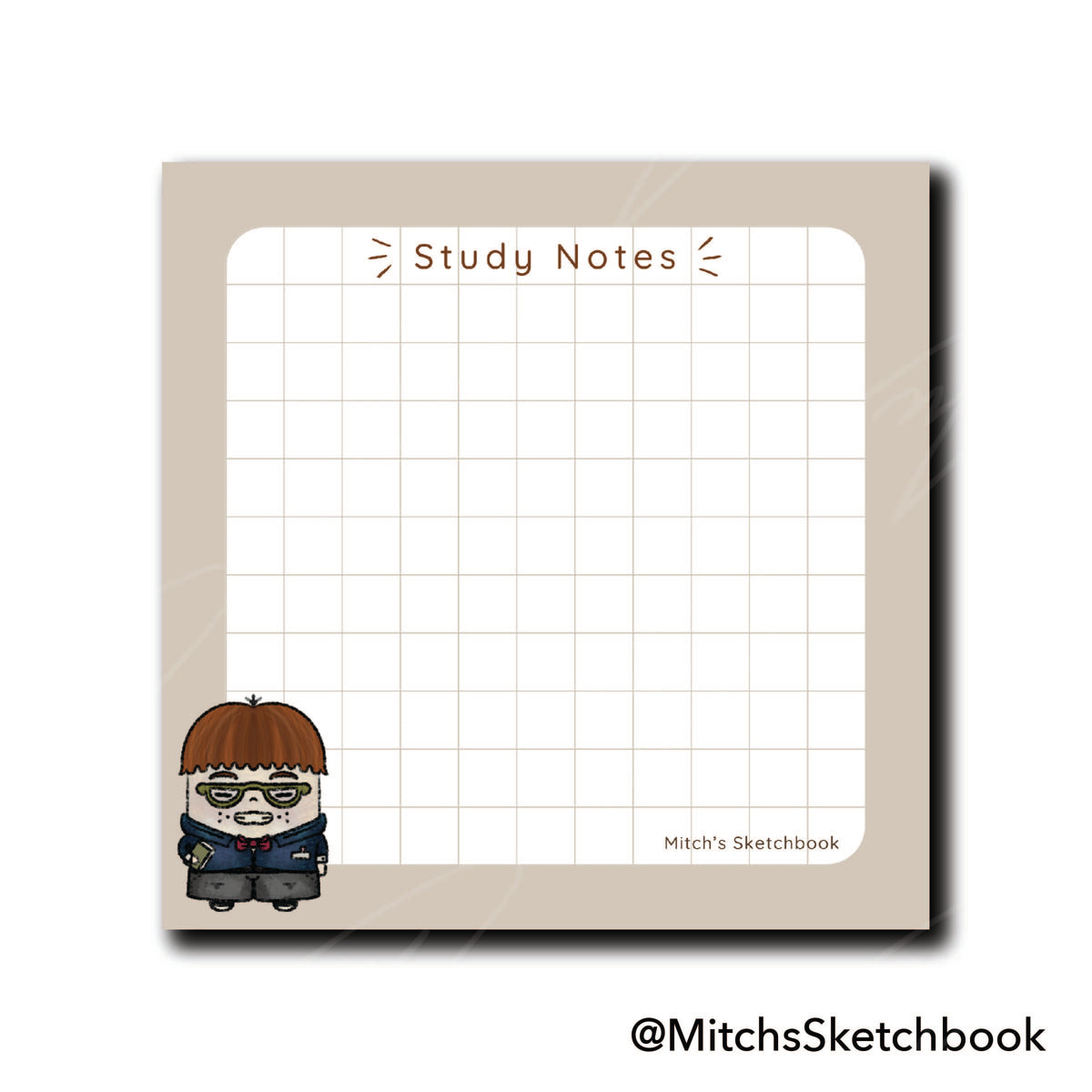 Study Notes - Notepad + Sticker