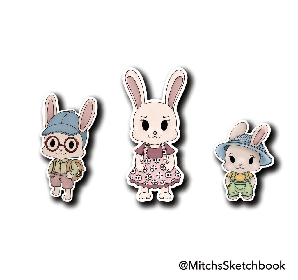 Bunny Family (Set of 3)