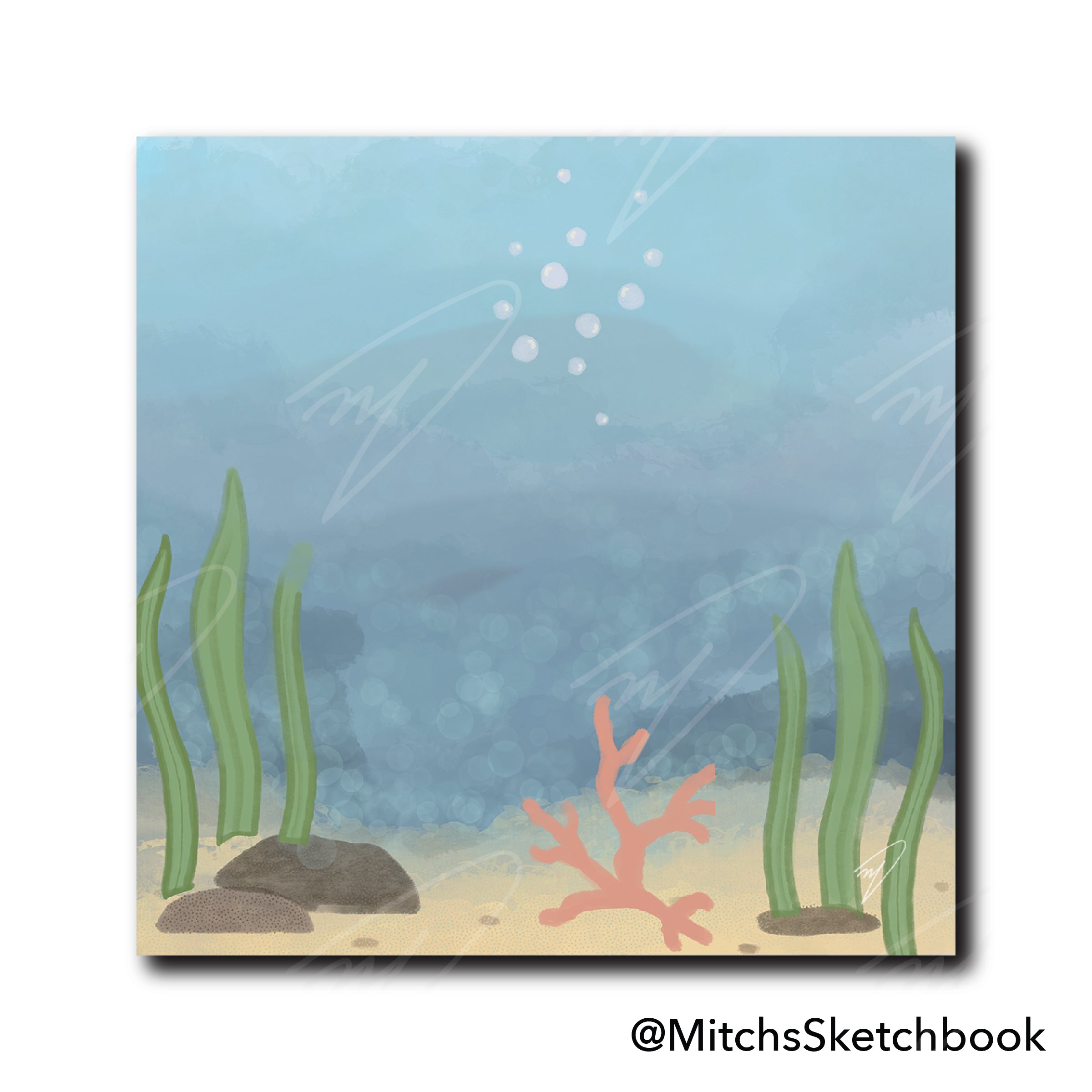 Underwater Sticky Notes