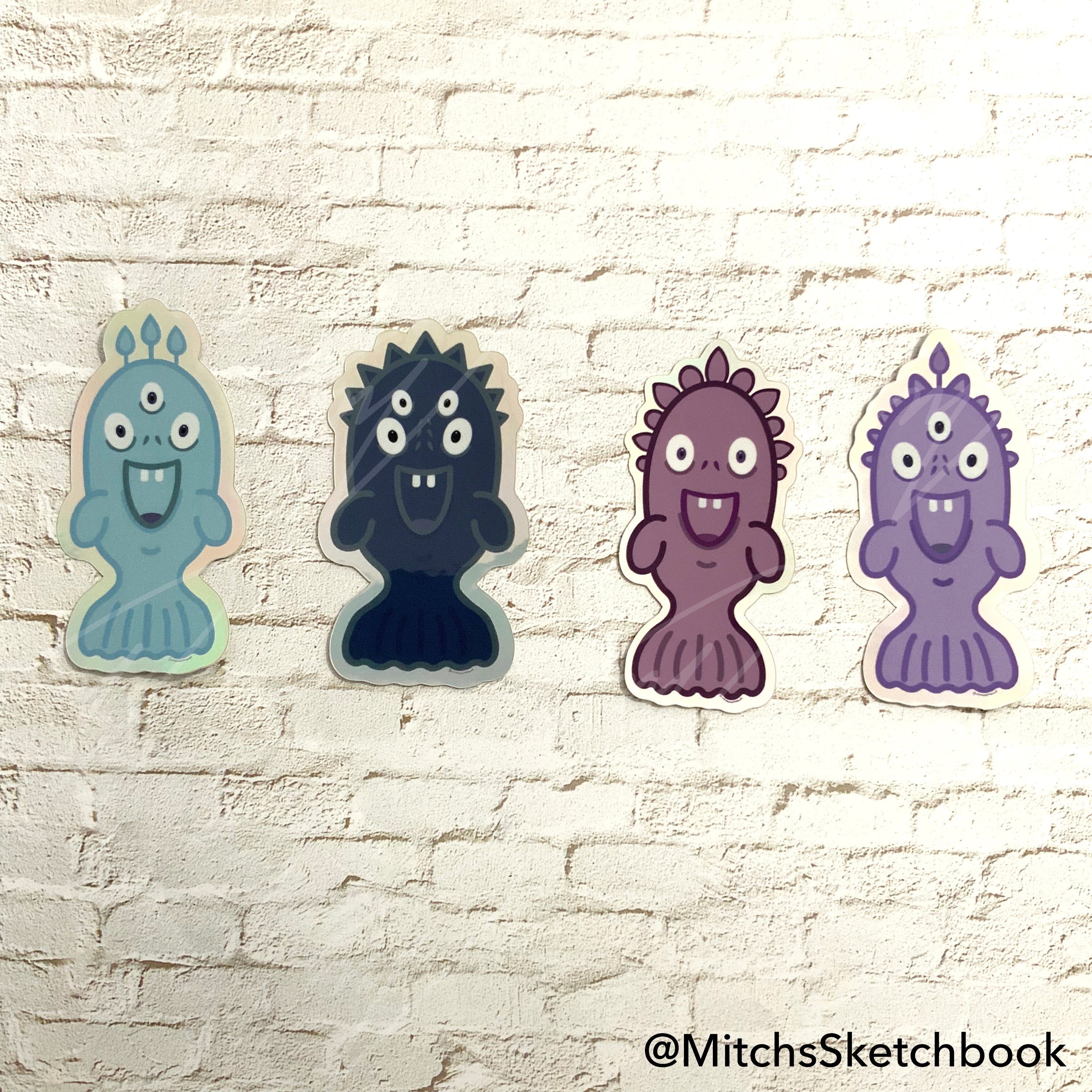 Whale Family Sticker Collection